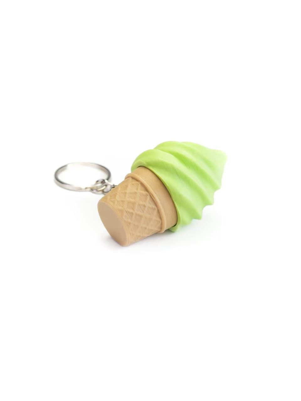 Zeroco Cone Ice Cream - Fidget Clicker Keychain