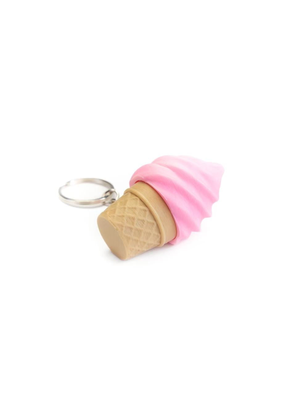 Zeroco Cone Ice Cream - Fidget Clicker Keychain