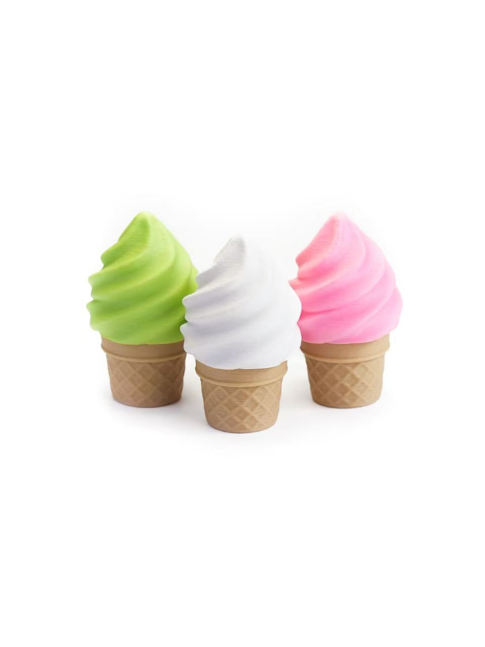 Zeroco Cone Ice Cream - Fidget Clicker Keychain