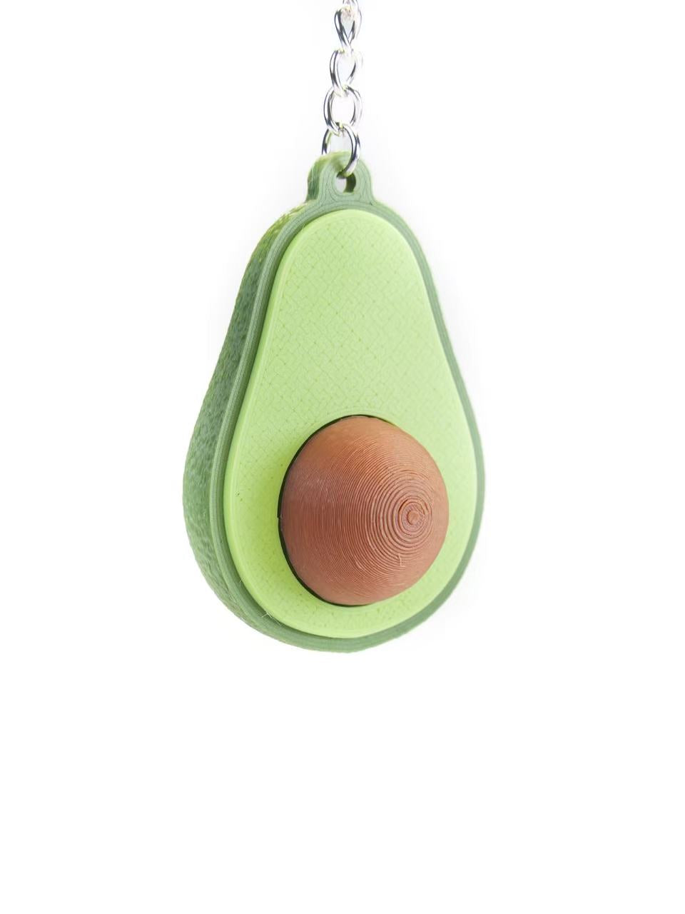 Zeroco Half Cut Avocado - Fidget Clicker Keychain