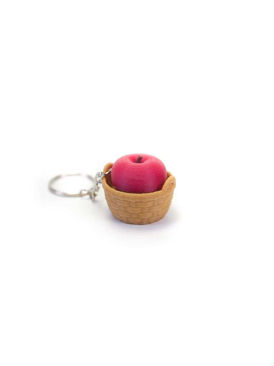 Zeroco Fruit Basket Compilation Apple Blueberry Mangosteen - Fidget Clicker Keychain