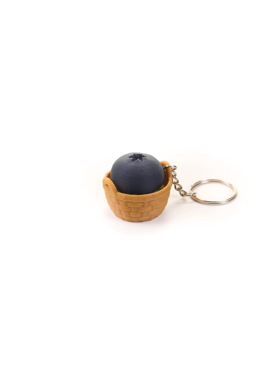 Zeroco Fruit Basket Compilation Apple Blueberry Mangosteen - Fidget Clicker Keychain
