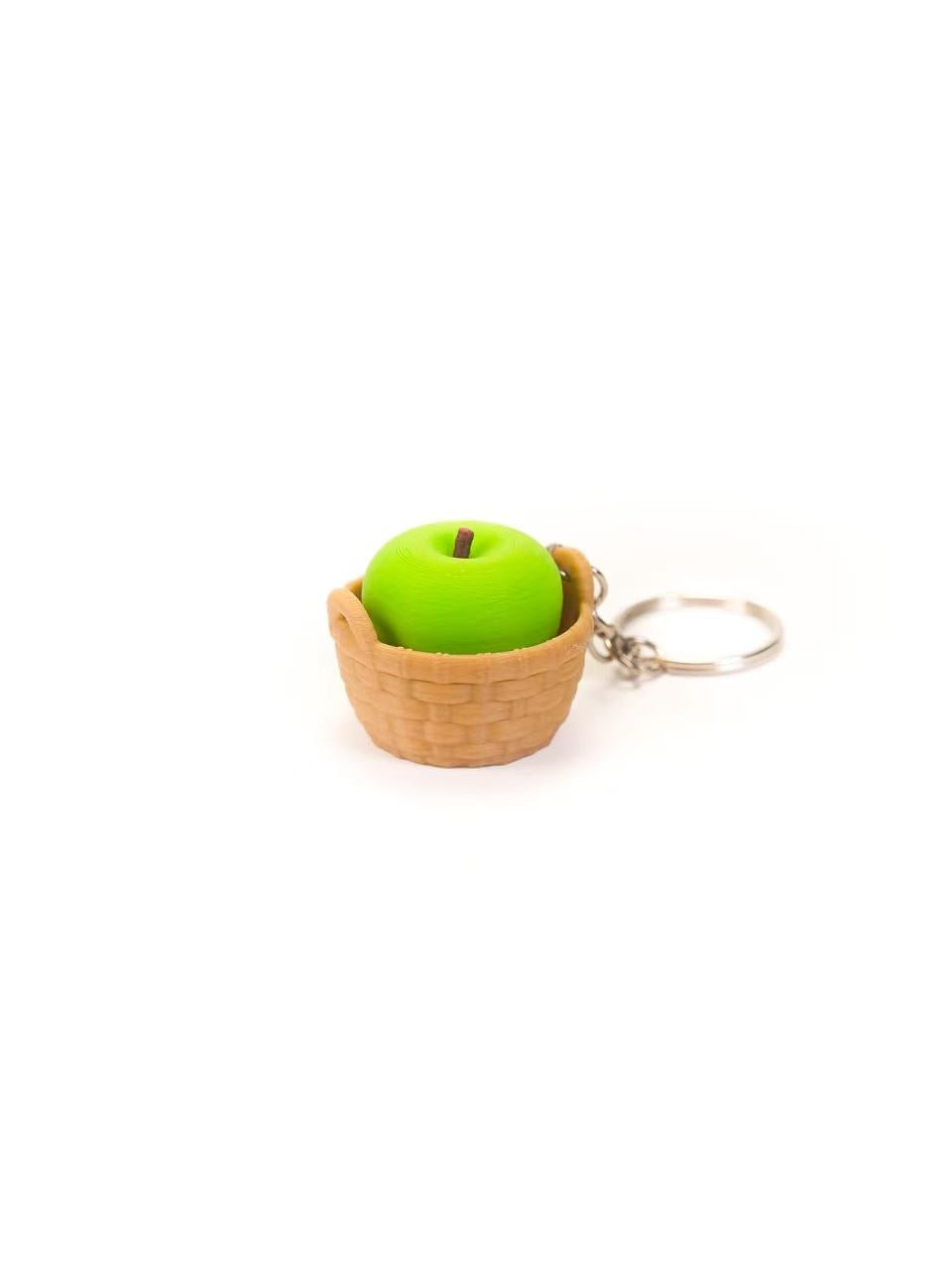 Zeroco Fruit Basket Compilation Apple Blueberry Mangosteen - Fidget Clicker Keychain