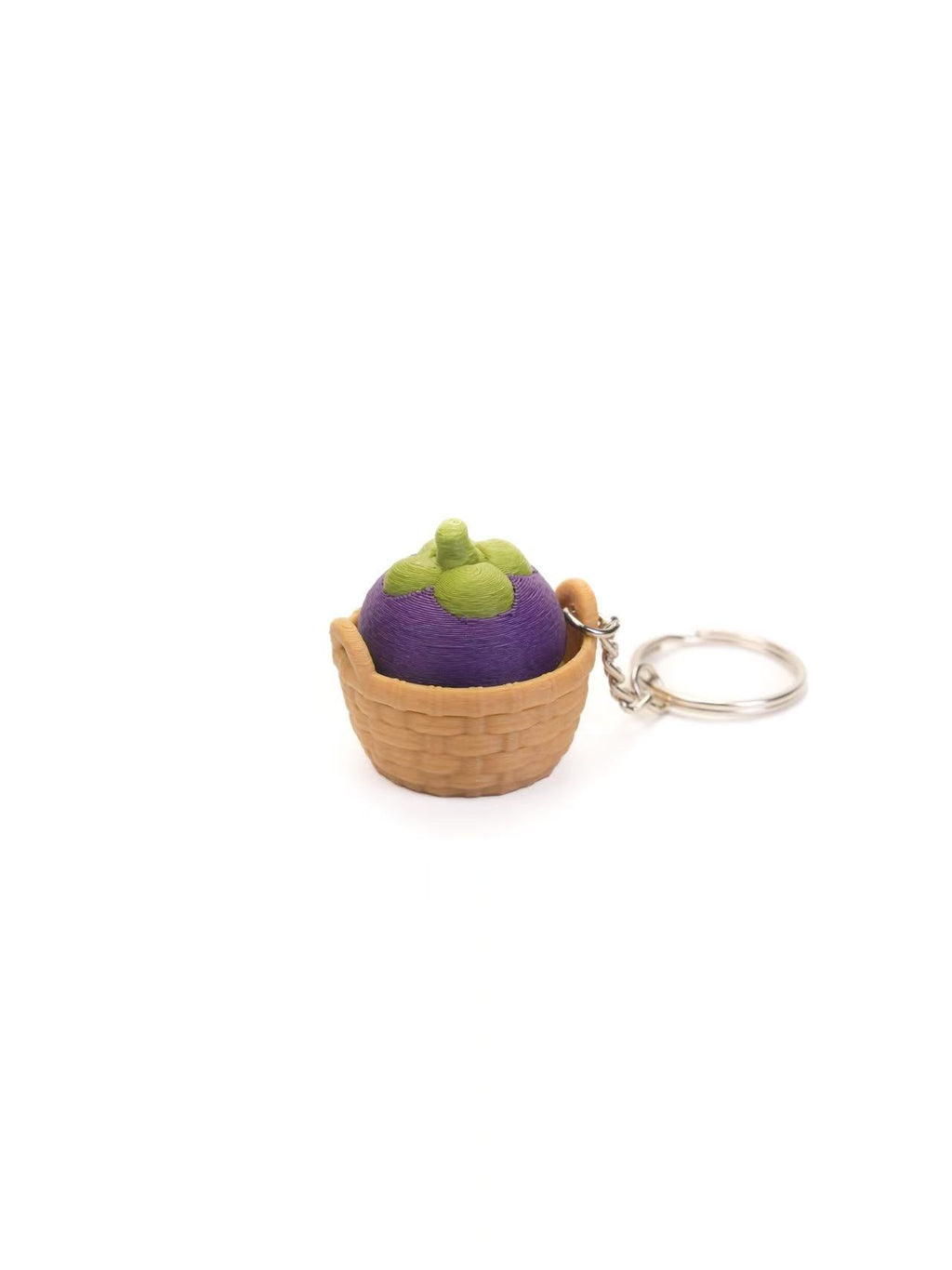 Zeroco Fruit Basket Compilation Apple Blueberry Mangosteen - Fidget Clicker Keychain