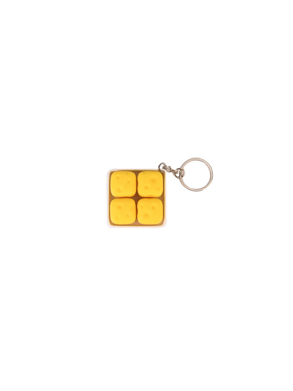 Zeroco 4-Grid Cheese Cube - Fidget Clicker Keychain